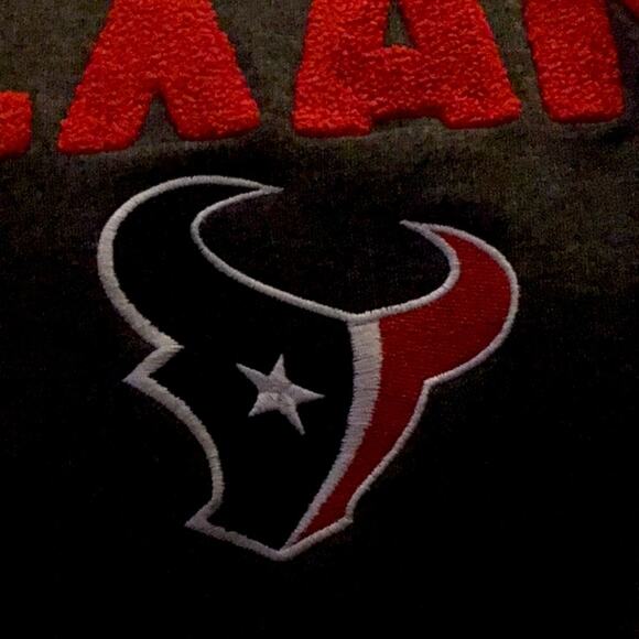 NWT Houston Texans embroidered pullover sweatshirt Size Medium - Picture 3 of 4